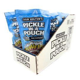 Van Holten Pickle (12CT), Warheads Blue Raspberry, 5 oz