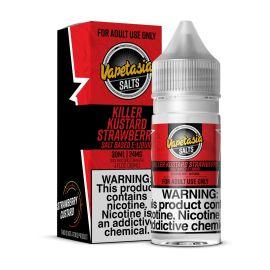 Vapetasia Salts E-Liquid, Killer Kustard Strawberry, 24 mg