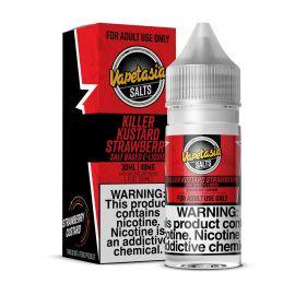 Vapetasia Salts E-Liquid, Killer Kustard Strawberry, 48 mg