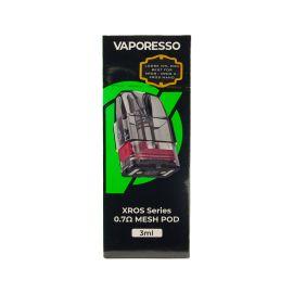 Vaporesso XROS Replacement Pods- 4PK, 0.7 ohm, 3 mL