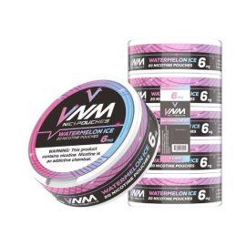 VNM Nicotine Pouches- 20PK (5CT), Watermelon Ice, 120 mg