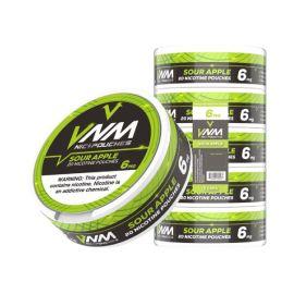 VNM Nicotine Pouches- 20PK (5CT), Sour Apple, 120 mg