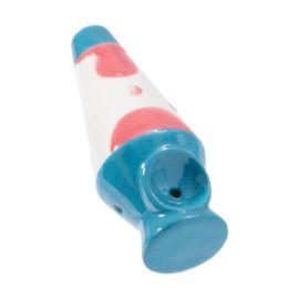 Wacky Bowlz Lava Lamp Ceramic Pipe, 3.5"