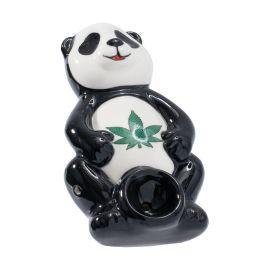 Wacky Bowlz Panda Ceramic Pipe, 3.5"