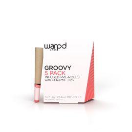WARPD LABS THCA Warpd Prerolls- 5PK, Groovy (Peach), 3.5g