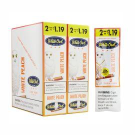 White Owl Pre-Priced Cigarillos- 2PK (30CT), 2/$1.19, White Peach