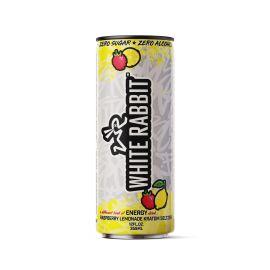 White Rabbit Energy Kratom Seltzer, Raspberry Lemonade, 12oz