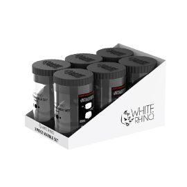 White Rhino Terp Slurper 4pc Marble Set (6CT), Black
