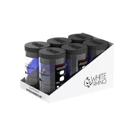 White Rhino Terp Slurper 4pc Marble Set (6CT), Blue