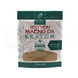 Whole Herbs Kratom Powder, Red Vein Maeng da, 3.5 oz