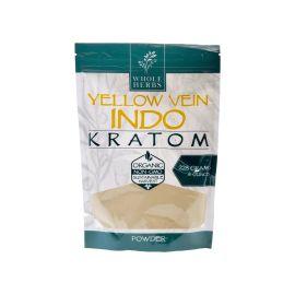 Whole Herbs Kratom Powder, Yellow Vein Indo, 8 oz