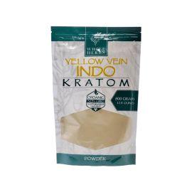 Whole Herbs Kratom Powder, Yellow Vein Indo, 17.5 oz