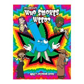 Wood Rocket Adult Coloring Book, Who Smokes Weed?