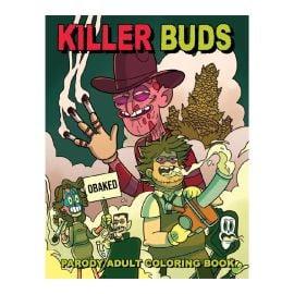 Wood Rocket Adult Coloring Book, Killer Buds