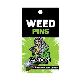 Wood Rocket Enamel Pin, Gandope The Green