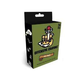 Wood Rocket Offensive Crayons