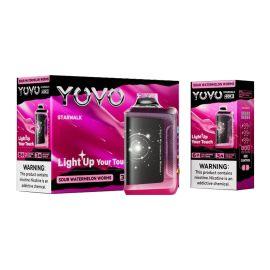 YOVO Starwalk 40K Disposable (5CT), Sour Watermelon Worms, 5%
