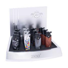 ZiCO Torch With Print ZD123 (12CT), Assorted, Single Jet