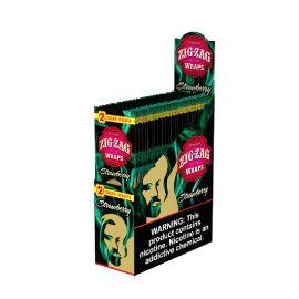 Zig Zag Cigar Wraps- 2PK (25CT), Strawberry