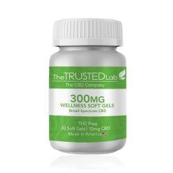 The Trusted Lab CBD Broad Spectrum Softgels- 30PK, 300mg