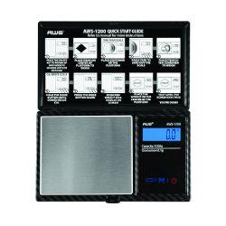 AWS AWS-1200-CF-BLK Pocket Scale, 1200G/0.1G