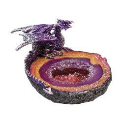 Fujima Glitering Dragon Ashtray, Purple