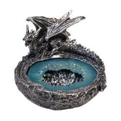 Fujima Glittering Dragon Ashtray, Silver