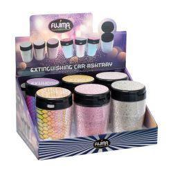 Fujima Glitter Butt Bucket W/Lid (6CT), Assorted