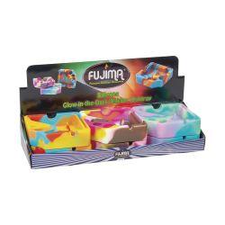 Fujima Square Silicone Glow Ashtray (6CT), Glow