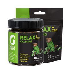 Green Gruff Relax Calming CBD Soft Chews for Dogs