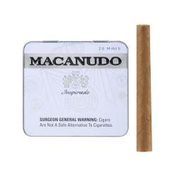 MACANUDO Inspirado White Cigar Minis Tin- 20PK (5CT), Ecuador Connecticut, Minis 3x20