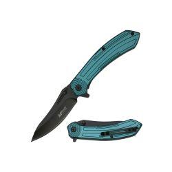 Mtech Spring Assist 3.5in Knife, Light Blue, 8in