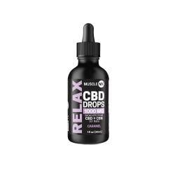 MuscleMX CBD Relax Broad Spectrum 3:1 CBD + CBN Drops