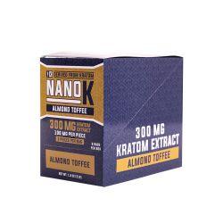 Nano K Kratom Infused Edibles- 3PK, Almond Toffee, 300mg