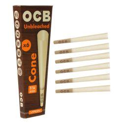 OCB Virgin Unbleached Cones- 6PK (32CT)