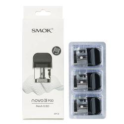 Smok Novo 3 Replacement Pods- 3PK