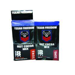 Texas Freedom CBD D8 Hot Cocoa (10CT), Chocolate, 50 mg