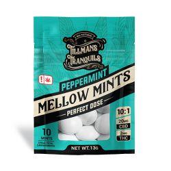 Tillman's Tranquils Mellow 10:1 D9 + CBD Mints- 10PK, Peppermint, 220 mg
