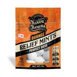 Tillman's Tranquils Relief 1:1:1 CBD + CBG + D9 Mints- 10PK