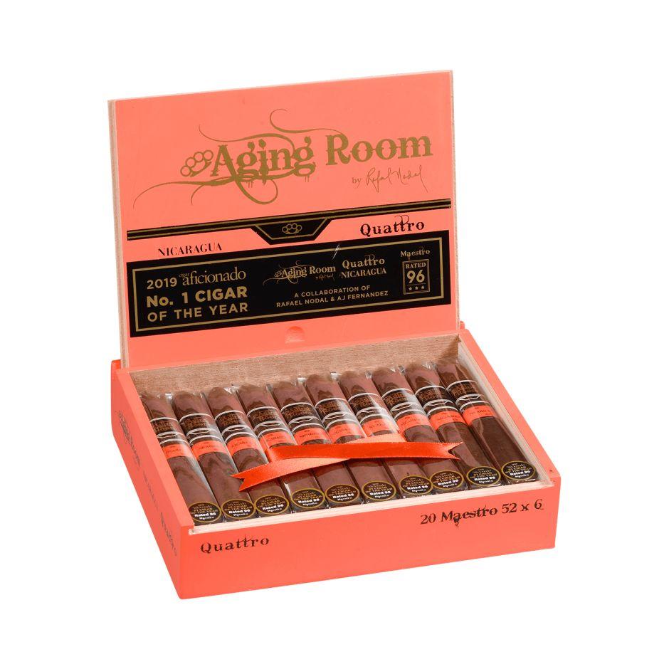 Aging Room Quattro Nicaragua Cigar Box (20CT), Sumatra, Maestro 52X6 main product photo