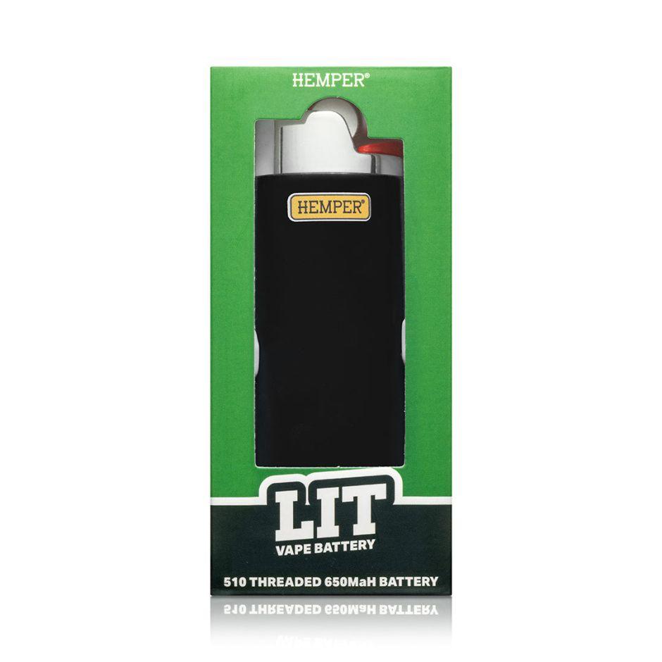 Hemper LIT Lighter Shape 510 Thread Vape Battery main product photo